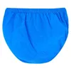 5pcs/box Boys Underwear Briefs Cotton Kids Quality Stretchy Cotton Striped Blue Panties Kids Clothes 1 to 12 Years Old OBU203111 211122