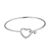 Trendy Sieraden 2021 Topkwaliteit Dames Bangle Made met Oostenrijkse Crystal voor meisjes New Heart Bangles Best Valentijnsdag Gift Q0717