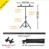 Fotografi T-Shape Backdrop Bakgrund Standam Support System Kit för bildstudio Video Chroma Key Green Screen With Stand