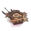 Vintage Wooden Hanging Cuckoo Wall Clock for Living Room Home Restaurant Bedroom Decoration 211110