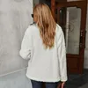 Women's Jackets Self-Designed Fashion Jacket Amazon 2021 Autumn And Winter Loose Casual Temperament Sweater Velvet Top