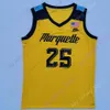 Maillot de basket-ball personnalisé Marquette Golden Eagles NCAA College Koby Mcewen Greg Elliott Crowder Matthews Oso Ighodaro Kur Kuath Prosper