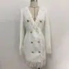 Casual Dresses White Christmas Women Suit Long Sleeve Wool Elegant Dress Outfit Vestido Fashion Girl Wedding Bridesmaid Party Wholesale