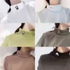 Peonfly Mulheres Camisola Turtleneck Cor Sólida Bordado Panda Urso De Panda Bonito Streetwear Pullvers Tops 211218