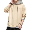 Men's Hoodies & Sweatshirts Male Winter Color Block Hoodie Casual Pullover Top Long Sleeve Unisex 2022 Men Est Street Sweatshirt S-4XL