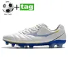 Mens football shoes Rebula CUP Japan FG soccer cleats men sneakers white deep blue volt fashion sports trainers with gifts