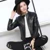 Kvinnl￤der Kvinnors ￤kta kvinnor 2022 Spring Autumn Sheepskin Coat Short Motorcykeljacka Slim Fit Korean 3905 KJ3686 Faux