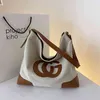 90% korting bij online handtassenwinkel met capaciteit Zomer Herfst en Winter Canvas Enkele schouder Commuter Draagbare Tote bags264E