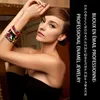 New Fashion StainlSteel Bracciale aperto per le donne Oro geometrico colorato smalto dipinto braccialetti gioielli da sposa X0524