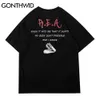 Magliette Blade Hand Print Tees Camicie Streetwear Hip Hop Harajuku Casual Gothic Punk Rock Manica corta Mens Top 210602