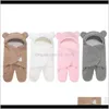 Bags Nursery Bedding Baby Kids Maternity Drop Delivery 2021 03 Months Autumn Winter Baby Sleeping Bag Envelope Born Blanket Cover Splitleg Sw