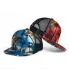 snapback maille rouge
