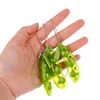 Fidget Toys Antistress Squeeze Edamame Porte-clés Soulager Le Stress Jouet Squeeze Beans Surface Emotion 7 * 2 * 1.5cm