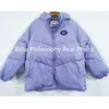 Women Candy Colors Winter Hooded Puffer Jacket Female Loose Long Sleeve Coat Harajuku Warm Oversize Parkas Purple White Pink 211013