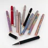 Wholesale Magnet-free Glue-free Eyeliner Pen Silver Rhinestone Transparent Black Adhesive Eye Liner For Strip Mink Lash