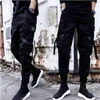 Kamuflaż Patchwork Side Pocket Cargo Harem Spodnie Męskie Casual Jogger Streetwear Hip Hop Streetwear Spodnie Mężczyzna XXXL X0615