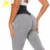 Outfit Yoga Strój Ningmi Kobiety Siłownia Spodnie z Haczykami Sport Hip Hafting Stretty High Waist Ćwiczenia Trening Trening Legginsy Acedwear