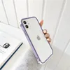 Coques de téléphone couleur minimalistes pour iPhone 14 13 12 11 pro max XS XR 7/8 plus coque en TPU pour Huawei P30 avec sac OPP