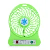 Mini ventilador portátil USB USB ventilador recarregável ar refrigerador mini mesa terceira vento fã USB 18650 bateria (incluído) ventiladores de refrigeração