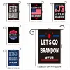 2024 Flags de jardin Brandon 45 * 30cm / 18 * 12 pouces Flag en polyester double face FJB Biden Outdoor Hanging Banner Decoration Hy0227