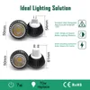 Lampen LED-schijnwerper 5W 7W GU10 MR16 lamp dimbare spot-down gloeilamp 60angle CRI85 warm wit AC85-265V 12V UL CEROHS