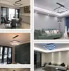 Lampes de pendentif LED modernes minimalistes éclairage à la maison carré chambre anneaux plafond monté étude lampe suspendue