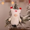 Kerstdecoraties Faceless Old Man Hanger Kerstboom Ornament Creative Doll 6 Styles Xmas Gifts W-00977
