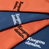 KUEGOU 100% Katoen Lente Mode Kleding Heren T-shirt Lange Mouw Eenvoudige T-shirt Brief Borduren Top Plus Size ZT-88127 210524