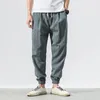Pantalons pour hommes décontracté Harem livre hommes survêtement Broek perte mâle chinois traditionnel Harajuku 2023 vêtements d'été