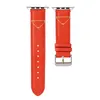 Designer watchbands strap for Apple watch band 42mm 38mm 40mm 41mm 44mm 45mm iwatch 6 5 4 3 2 bands luxury PU leather Straps bracelet fashion letter printed watchband