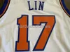 Stitched Custom New JEREMY LIN #17 Jersey Linsanity Men Women Youth Basketball Jerseys XS-6XL