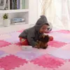 Ayra 10pcs/Lot Yumuşak Peluş Kids Hal Halı Bebek Oyun Mat Oyuncaklar Eva Köpük Bebek Geliştirme Mat Rug Bulma Kilitleme Zemin Paspasları 30x30 cm 210402