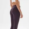 outfit fast and with standard stretch double-sided high waist cropped yoga pants lu-mon288t