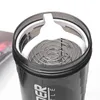 500ml Plástico Shaker Bottle Copo Protein Sport Gym Powder Mixer Sports Water Drinkware BPA grátis 211122