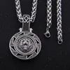 Colliers pendants odin ours loup corbeau talisman amulette viking collier wicca bijoux oiseau nœud runes couche sans cou wiccan pagan hommes wom214s