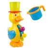 Kids Shower Bath Toys Cute Yellow Duck Waterwheel Elephant Toys Baby Faucet Bathing Water Spray Tool Dabbling Toy Dropshipping 33C3