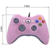 Pad do grania USB przewodowy uchwyt konsoli do kontrolera bezprzewodowego Microsoft Xbox 360 Joystick kontrolery do gier Gamepad Joypad nostalgiczny z pakietem detalicznym