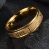 2022 Nouvelle tendance Chiffres romains Hommes Bague Tempérament Mode 6mm Largeur Anneaux en acier inoxydable pour hommes garçons anniversaire bijoux cadeau9908319