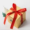 زينة عيد الميلاد الشموع شجرة عيد الميلاد الروائح شمعة الهدايا الإبداعية عيد الميلاد حوالي 8 * 9 سنتيمتر هدية مربع حزمة LLB12362