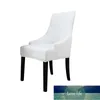 Solid Stretch Velvet Seat Protector Hotel Elastiska Slipcover Möbler Bankett Heminredning Mjukt matstolsskydd Avtagbar