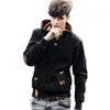 Hoodies Erkekler Marka Kaliteli Hip Hop Moda Kapüşonlu Tişörtü Uzun Kollu Kazak Adam Ceket Palto Homme Marque Erkekler