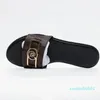 Sandálias femininas moda guingão moda amor sandália com decoração de metal dourado preto marrom e branco praia slides