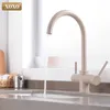 XOXO Filter Kitchen Faucet Drinking Water Chrome Deck Mounted Mixer Tap 360 Rotation Pure Water Filter Kitchen Sinks Taps 81038 210724