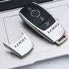 Silver Car Key Cover Metal Auto Shell Case för AMG Mercedes W213 W212 W211 W210 W202 W203 W204 W205 W206 W207 C180 C200 E300248Z