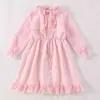 Printemps mère fille robes mode famille Macthing tenues maman et moi vêtements à manches longues maman bébé femmes filles robe 210724