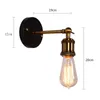 Vägglampor American Loft Industrial Retro LED Light Corridor Cafe Bar SCONCE E27 BULB FÖR HOME DECORATION LIGHTING