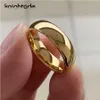 Классический золотой цвет обручальное кольцо вольфрамовые карбина