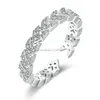 Verstelbare diamant pijl ringband vinger rose goud open ringen voor vrouwen mode sieraden wil en sandy