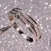 100% Real 925 Sterling VS1 Diamond for Women 1 Carats Topaz Bizuteria Anillos Gemstone Stamp Silver 925 Jewelry Ring