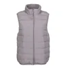 Gilet da donna Outwear 90% Piumino d'anatra bianco Tessuto ultraleggero causale opaco Gilet caldo antivento senza maniche femminile 211013